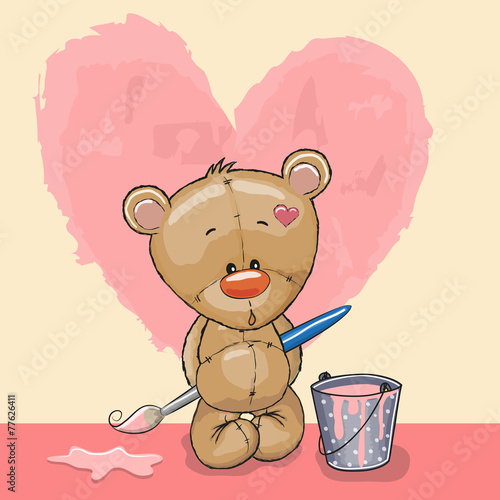 Artist Teddy Bear