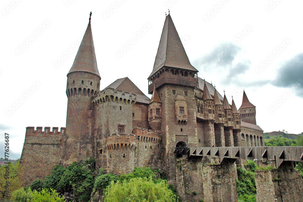 Corvinestilor castle, Hunedoara, Romania