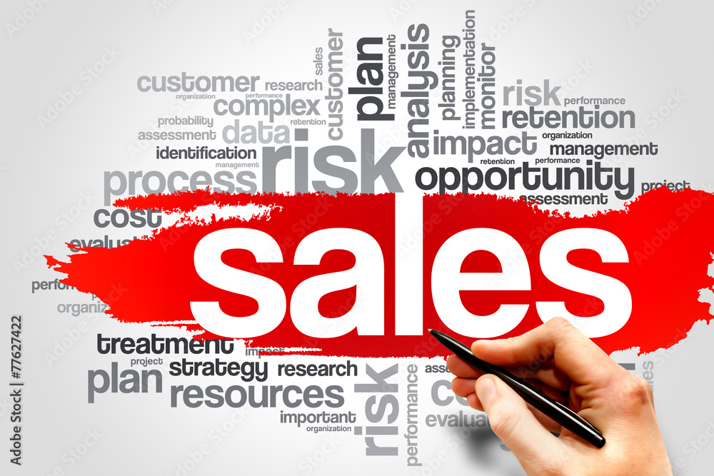 SALES word cloud, business concept SALES word cloud, business concept