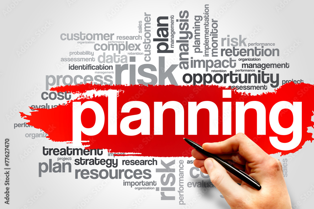 PLANNING word cloud, business concept PLANNING word cloud, business concept