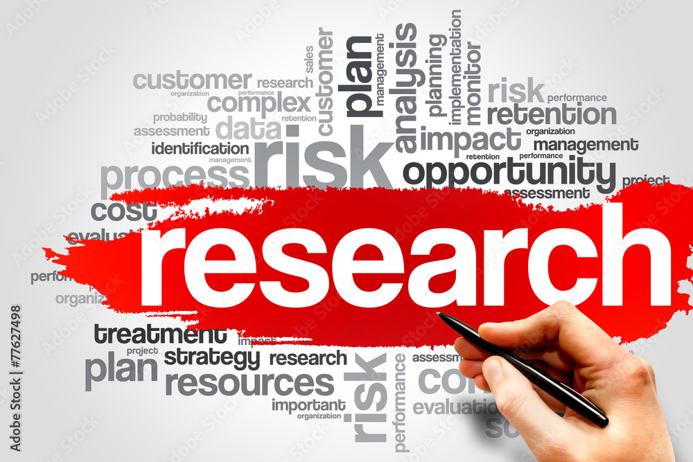 Research word cloud, business concept Research word cloud, business concept