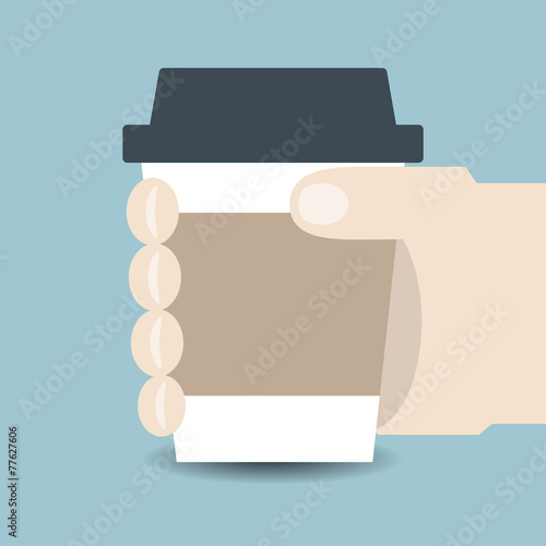Hand Holding a Cup of Coffee