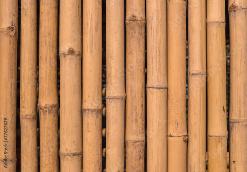 Fototapeta Naklejka Na Ścianę i Meble -  bamboo fence background texture pattern