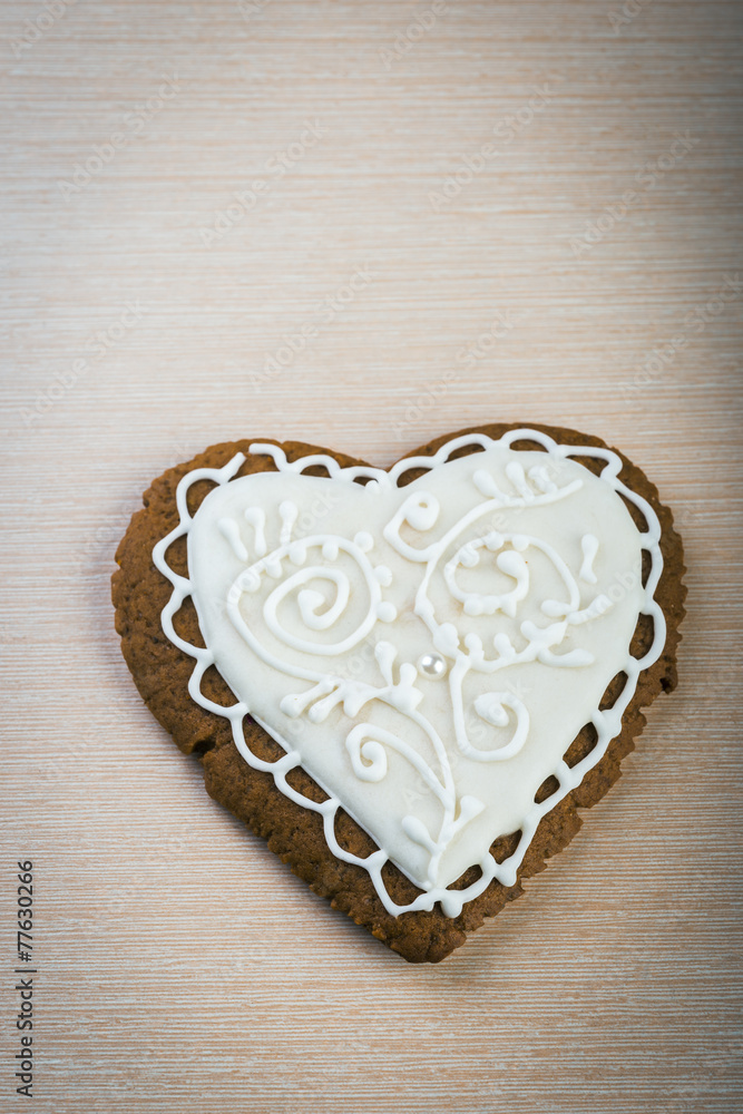 home made cookies in shape of hearts for Valentine's day. home made cookies in shape of hearts for Valentine's day.