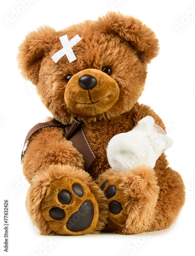 Teddy with bandage