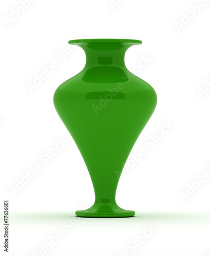 Single Green Vase
