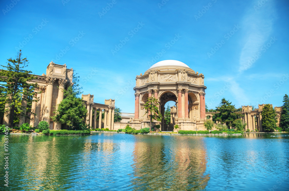 The Palace of Fine Arts in San Francisco