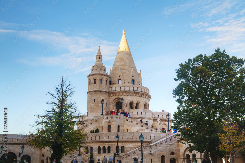 Fototapeta premium Fisherman bastion in Budapest, Hungary