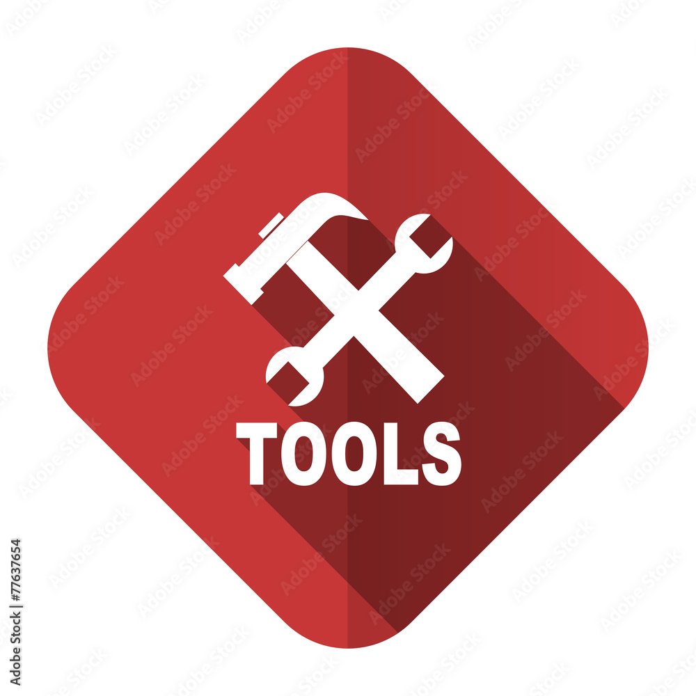Fototapeta premium tools flat icon