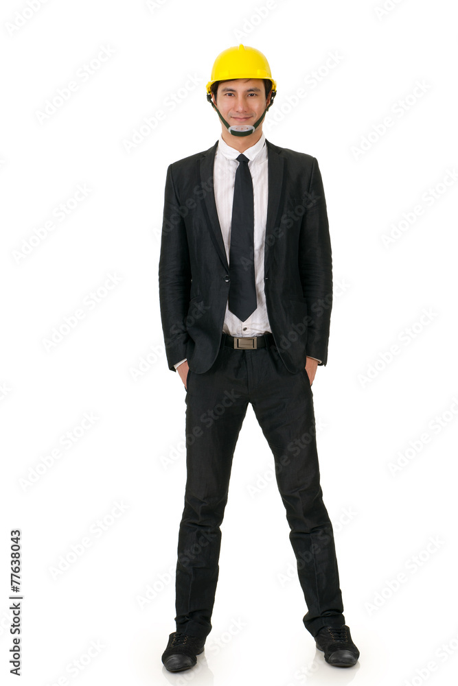 Asian construction man Asian construction man