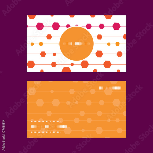 Vector abstract colorful stripes and shapes vertical round frame