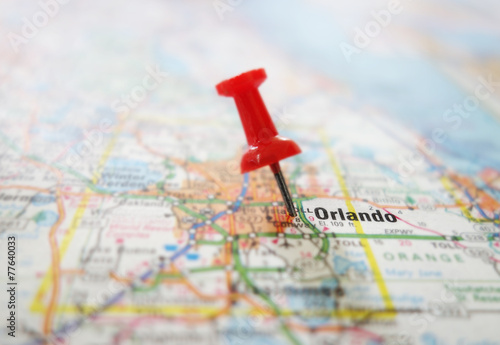 Orlando map photo