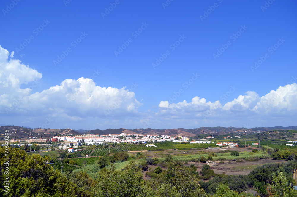 Obraz premium The outskirts of Silves city in the Algarve, Portugal