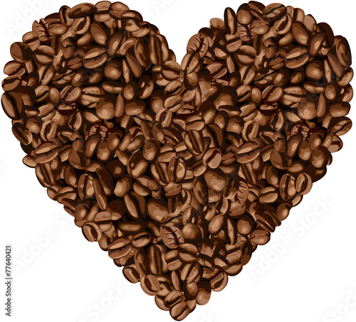 Heart Shaped Coffee Beans