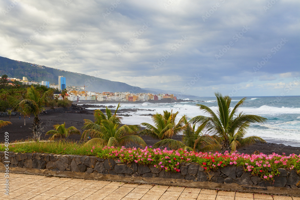 Naklejka premium puerto de la cruz view