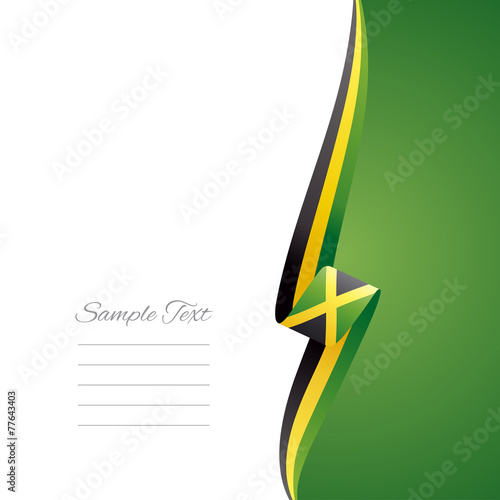 Jamaica right side brochure vector
