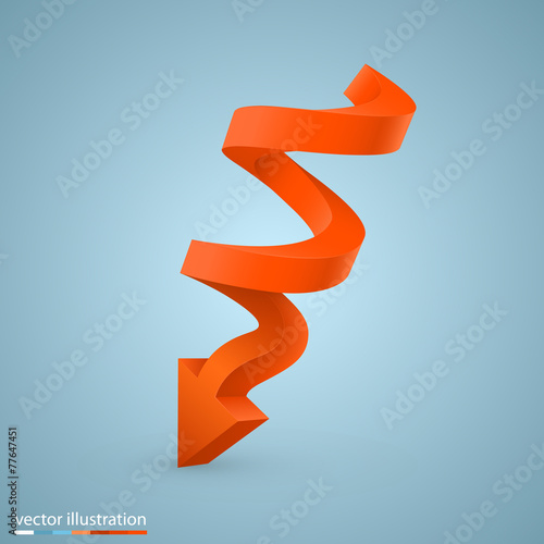 Spiral arrow