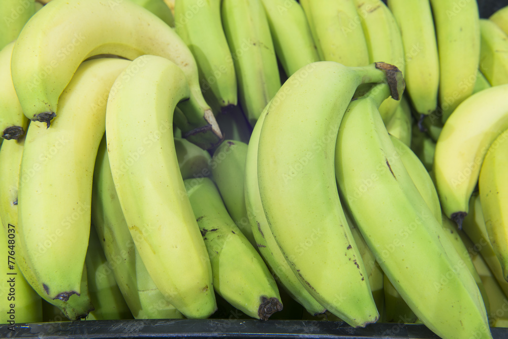 bananas close-up