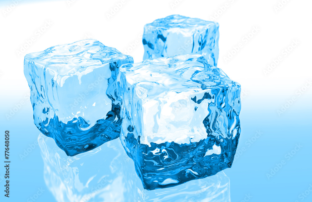 Fototapeta premium Ice cubes
