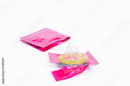 unwrap yellow condom