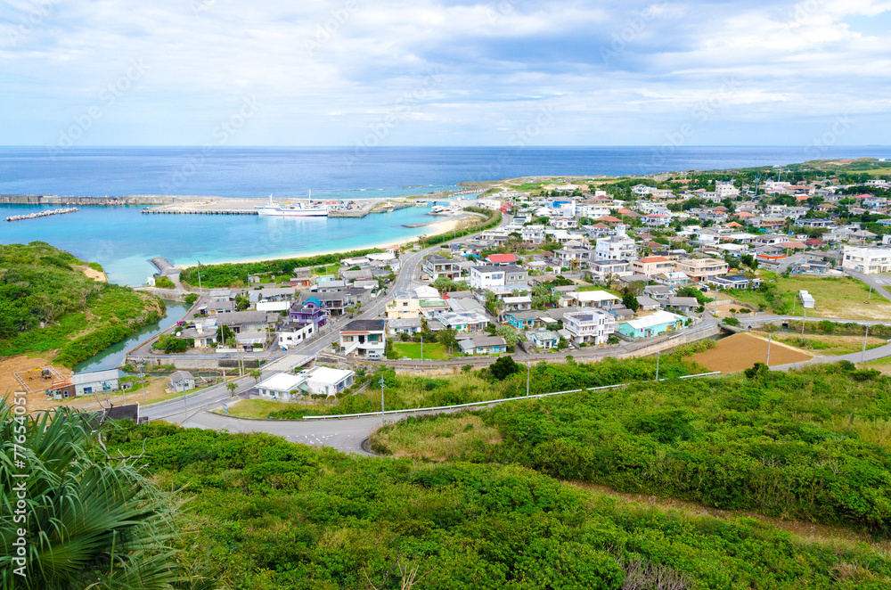 沖縄県 与那国島 ティンダハナタからの景色
