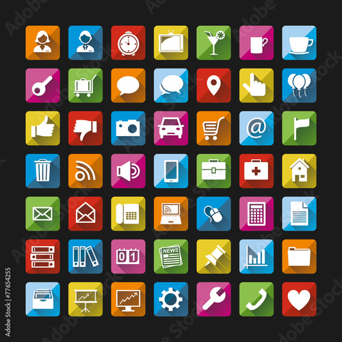 Bunte Icons - Business