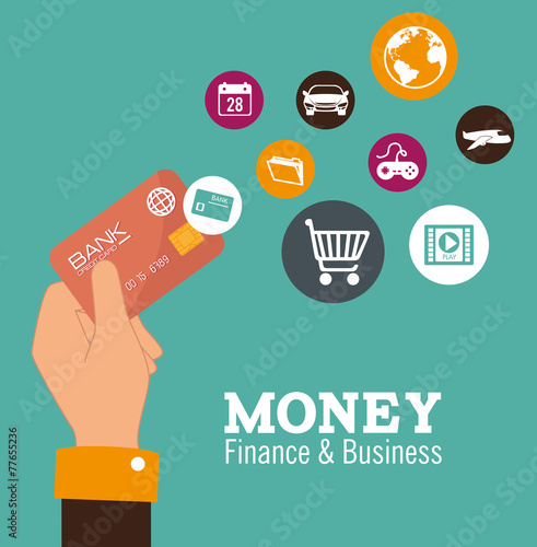 Money design, vector illustration.