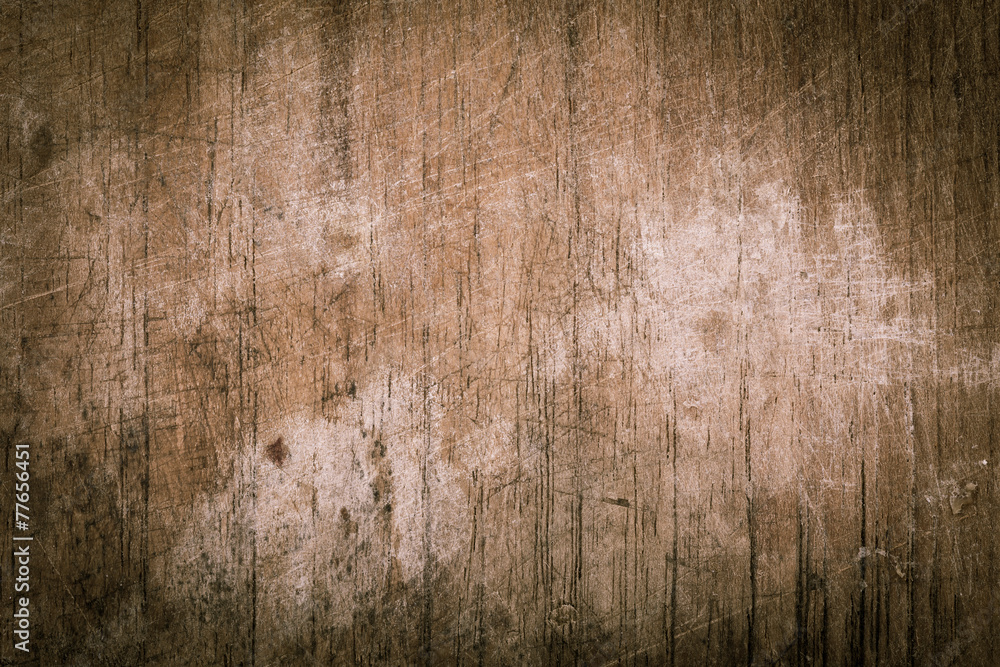 Obraz premium wood board weathered with scratch texture vintage background