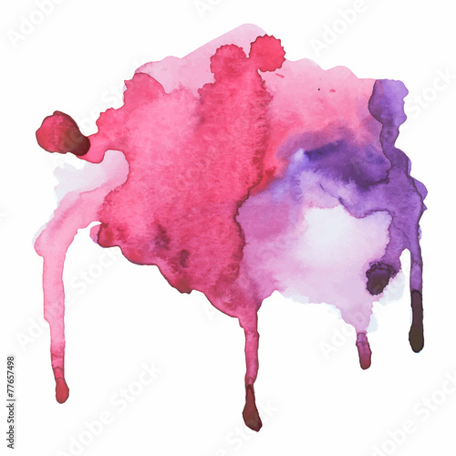 watercolor blot, background, isolated on white background