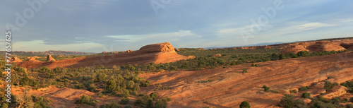 Sunrise from Delicate Arch Trail, Arches National Park