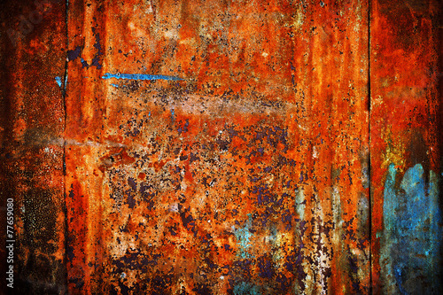 rusty metal background shabby and old paint