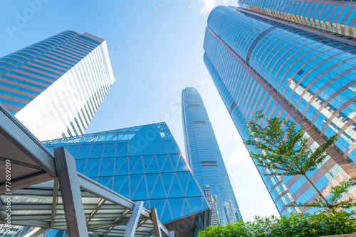 Photography modern business center in hongkong