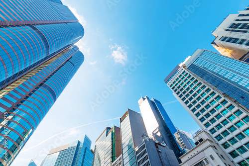 Photography modern business center in hongkong