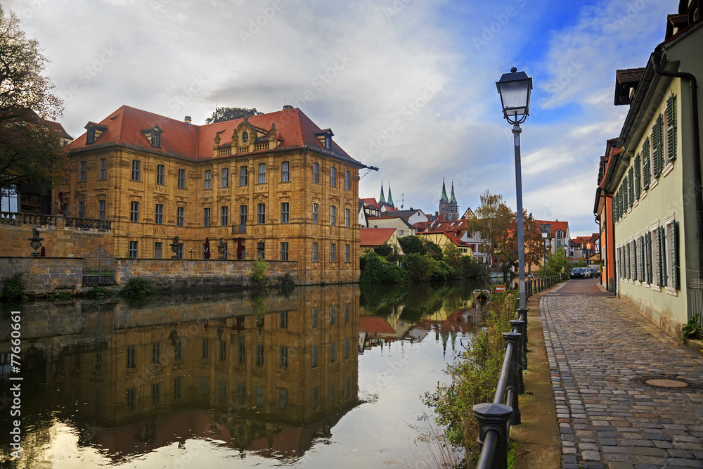 Fototapeta premium Old timbered house on Bamberg street
