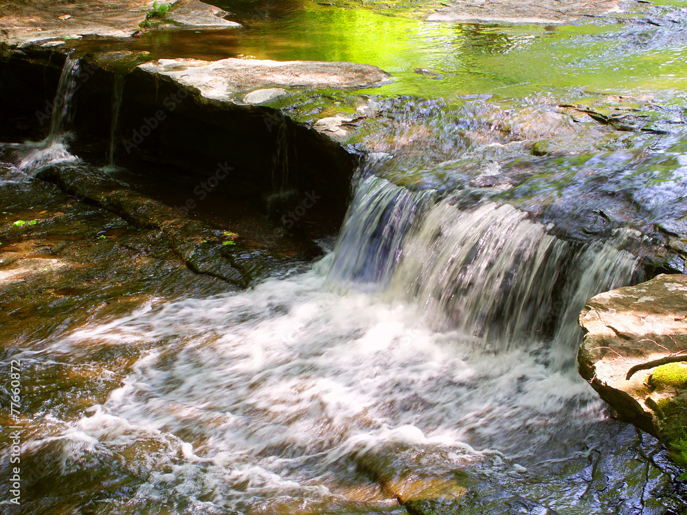 Obraz premium Skillet Creek Cascades in Wisconsin