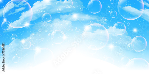 空　雲　背景