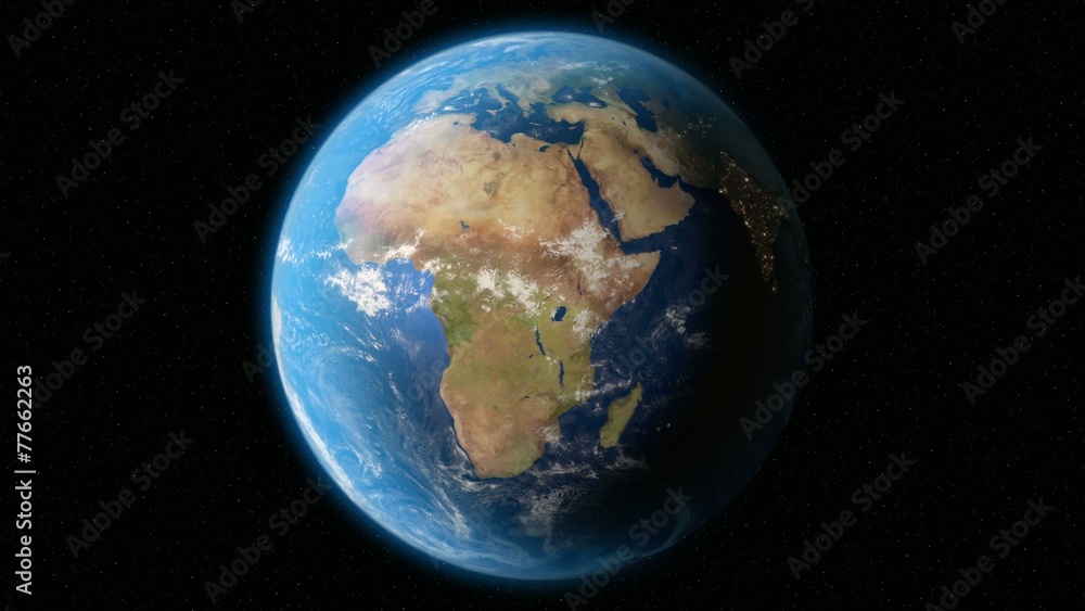 Earth Orbit Night - City Lights from Space (no Sun) 4K Earth Orbit Night - City Lights from Space (no Sun) 4K