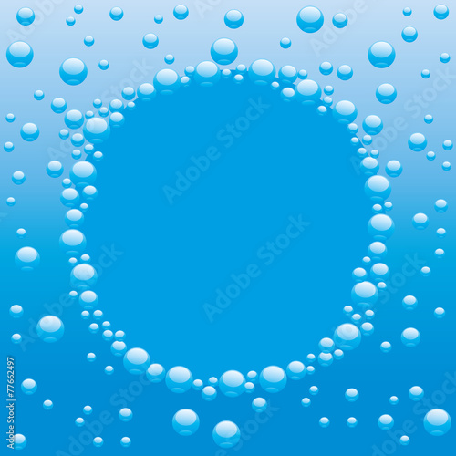 Vector background. Bubbles.