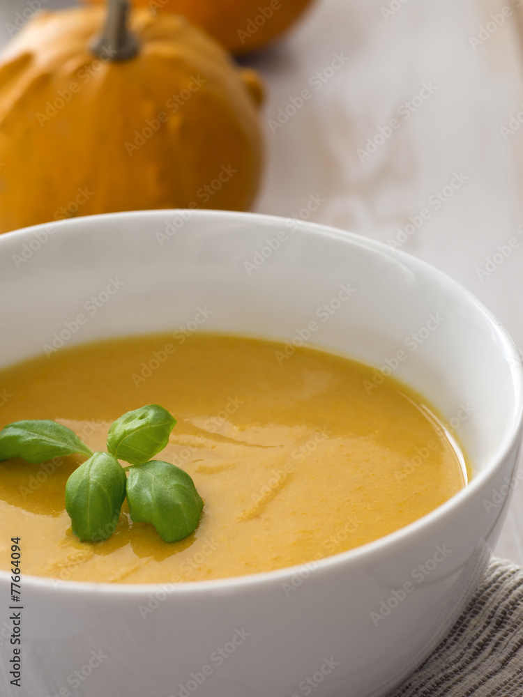 Pumpkin Soup in a bowl Pumpkin Soup in a bowl