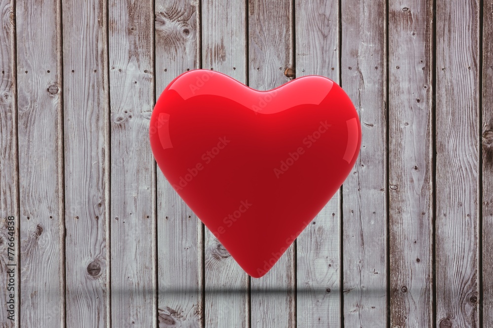 A large red heart shaped balloon A large red heart shaped balloon