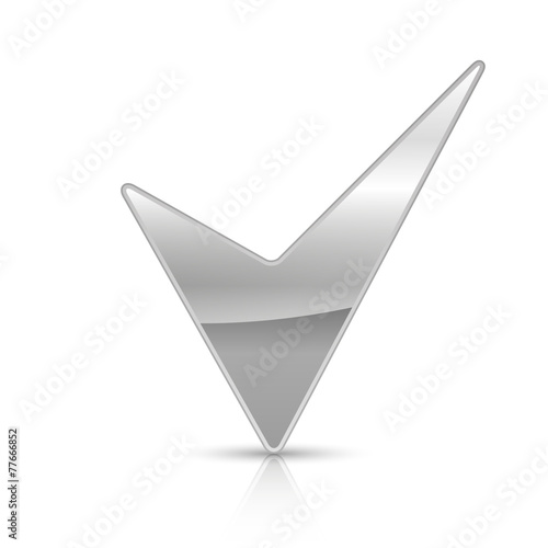 Metallic Check Icon