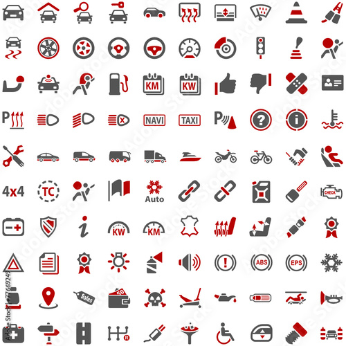 Technology Automobile Car Icons