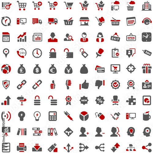 Work Internet Web and Business Icons