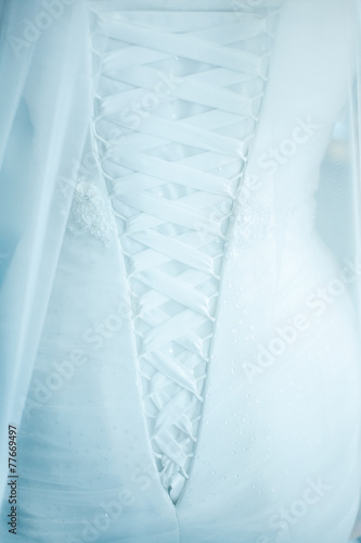 Murais de parede Wedding Dress Lace Detail