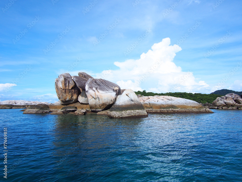 Fototapeta premium large stone