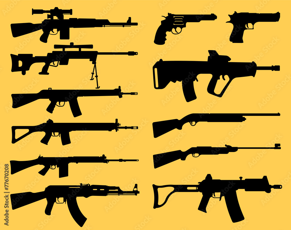 rifle silhouettes