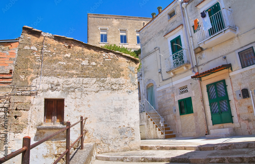 Alleyway.  Minervino Murge. Puglia. Italy.