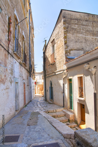 Alleyway.  Minervino Murge. Puglia. Italy.