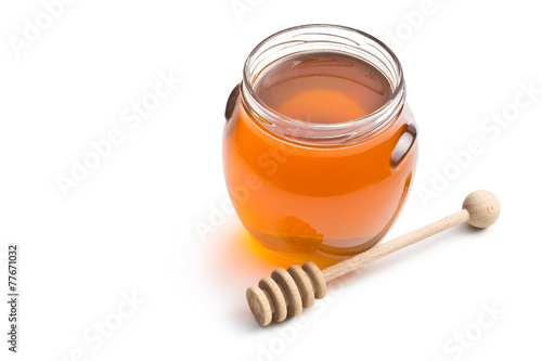 honey in a jar