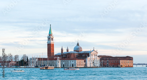 Island and church of San Giorgio Maggiore, Venice.